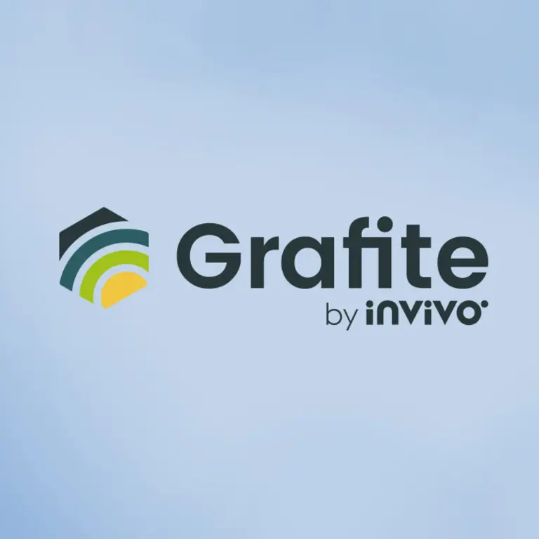 Vignette du logo Grafite by Invivo avec un fond bleu ciel